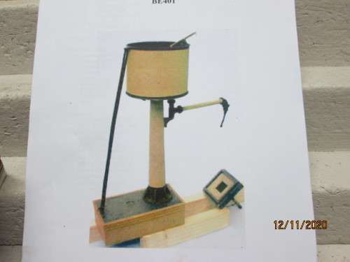 GAUGE 1 : BARRETT STEAM MODELS LTD : CYLINDRICAL WATER TOWER KIT WITH CRANE - KIT