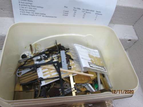 GAUGE 1 : BARRETT STEAM MODELS LTD : LATTICE DOUBLE RAIL FOOTBRIDE KIT