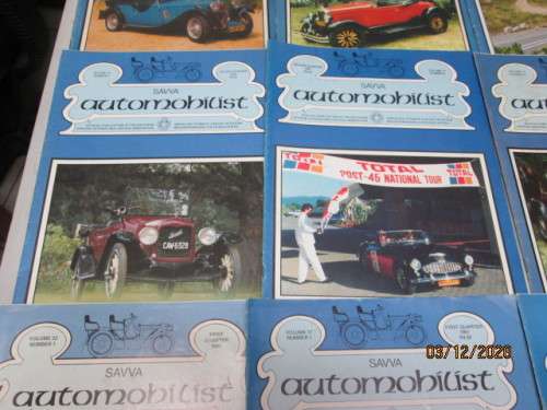 REDUCED TO CLEAR : AUTOMOBILIST SAVVA MAGAZINES X17