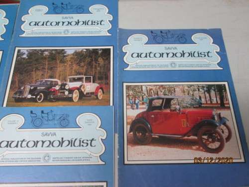 REDUCED TO CLEAR : AUTOMOBILIST SAVVA MAGAZINES X17