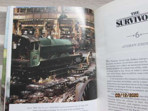 THE RAIL NOW DEPARTING - HARD COVER BOOK