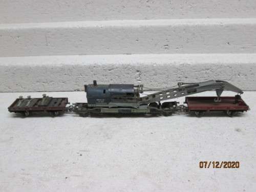 HO SCALE : JOUEF 85 TON COCKERILL CRANE SET