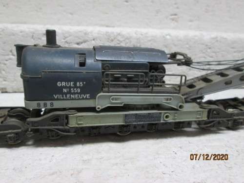 HO SCALE : JOUEF 85 TON COCKERILL CRANE SET