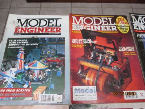MODEL ENGINEER MAGAZINES X12