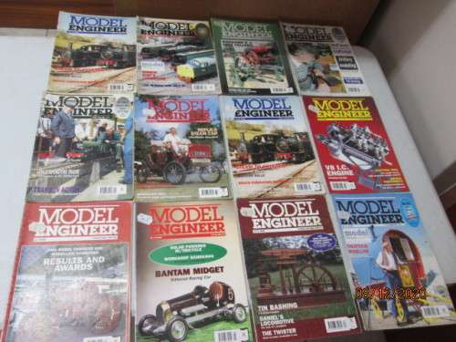 MODEL ENGINEER MAGAZINES X12