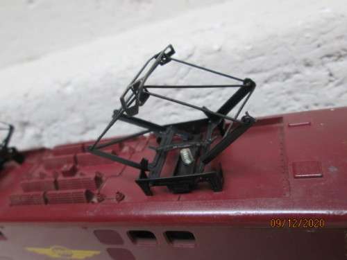 HO SCALE : SAR : SCISSOR BRASS PANTOGRAPH (LIMA REPLACEMENT PANTOGRAPHS)