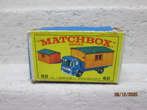MATCHBOX SERIES : NO:60 TRUCK WITH SITE OFFICE - BOX ONLY