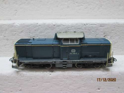 HO SCALE : MARKLIN : BLUE DB DIESEL LOCOMOTIVE