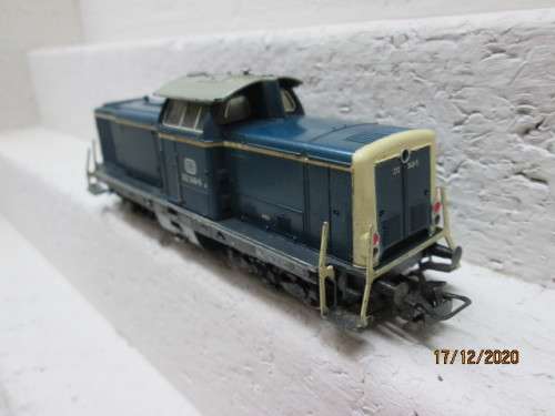 HO SCALE : MARKLIN : BLUE DB DIESEL LOCOMOTIVE