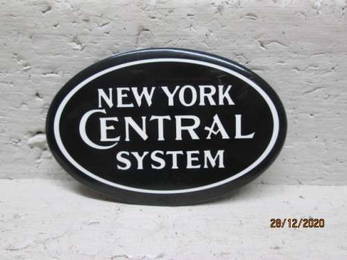 REDUCED TO CLEAR : HO SCALE : NEW YORK CENTRAL SYSTEM MAGNETIC BADGE