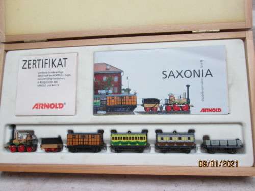 N SCALE : ARNOLD : SAXONIA TRAIN SET - BOXED
