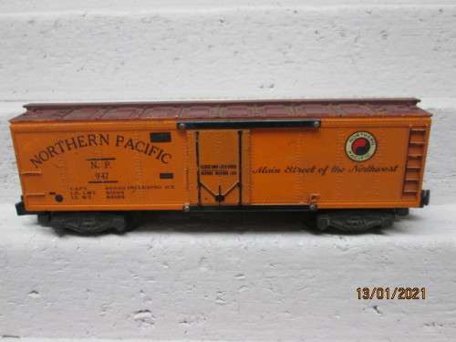 S SCALE : AMERICAN FLYER : NORTHERN PACIFIC BOX CAR