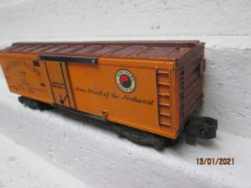 S SCALE : AMERICAN FLYER : NORTHERN PACIFIC BOX CAR