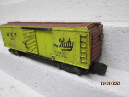 S SCALE : AMERICAN FLYER :THE KATY BOX CAR