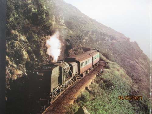 HARD COVER BOOK : THE GREAT STEAM TREK - TRAINS OF SOUTH AFRICA