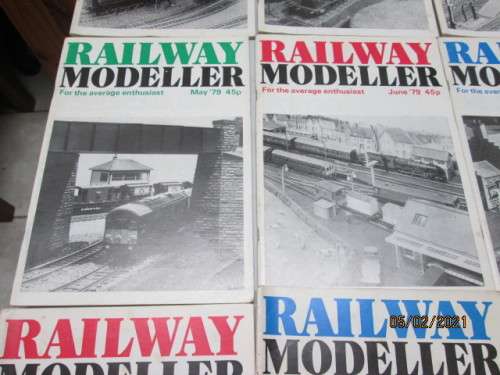 RAILWAY MODELLER  : X12 MAGAZINES (COMPLETE 1979 SET)
