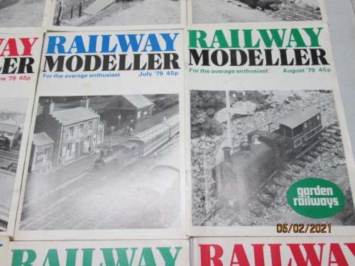 RAILWAY MODELLER  : X12 MAGAZINES (COMPLETE 1979 SET)