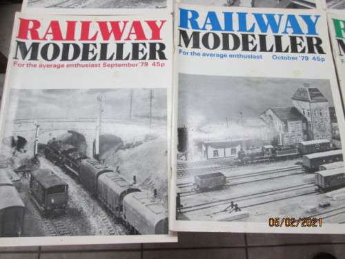 RAILWAY MODELLER  : X12 MAGAZINES (COMPLETE 1979 SET)