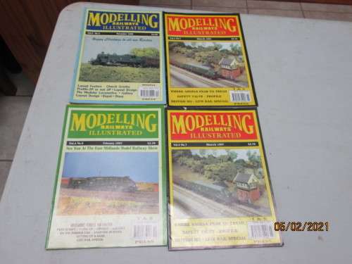 MODELLING RAILWAYS ILLUSTRATED : X4 MAGAZINES