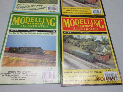 MODELLING RAILWAYS ILLUSTRATED : X4 MAGAZINES