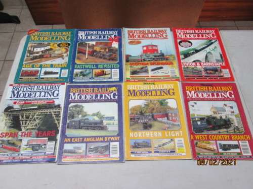 BRITISH RAILWAY MODELLING : MAGAZINES X8