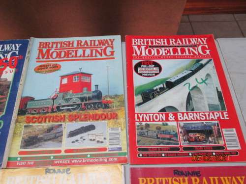 BRITISH RAILWAY MODELLING : MAGAZINES X8