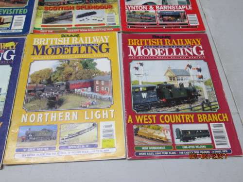 BRITISH RAILWAY MODELLING : MAGAZINES X8
