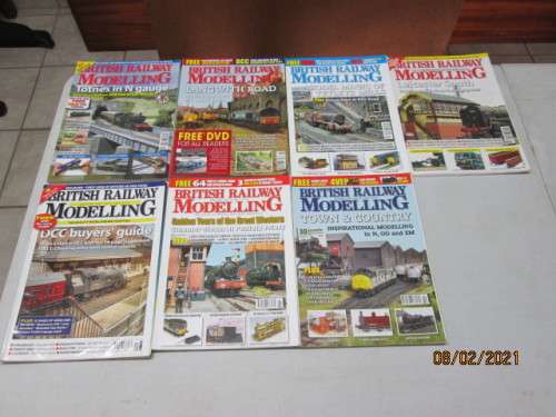 BRITISH RAILWAY MODELLING : MAGAZINES X7