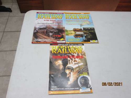 HERITAGE RAILWAY : MAGAZINES X3