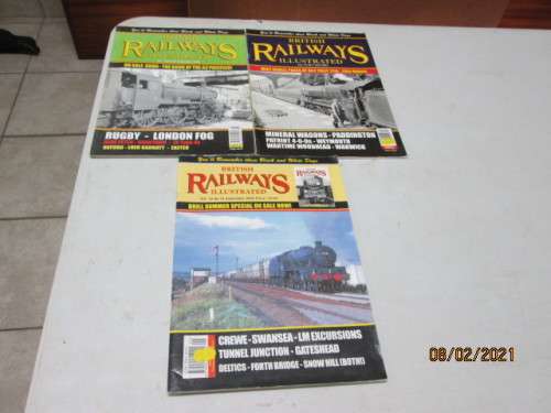BRITISH RAILWAYS ILLUSTRATED : MAGAZINES X3