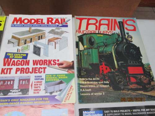 VARIOUS MODEL TRAIN MAGAZINES - X6