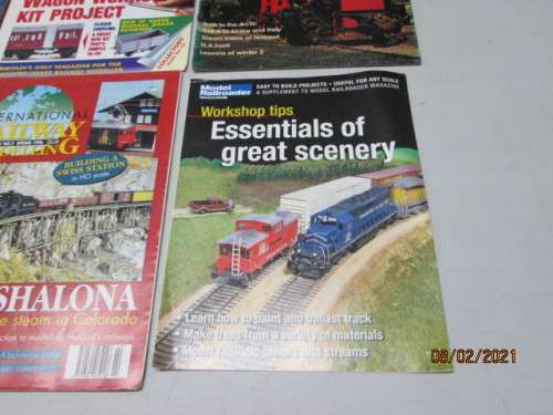 VARIOUS MODEL TRAIN MAGAZINES - X6
