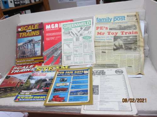 VARIOUS MODEL TRAIN MAGAZINES - X7