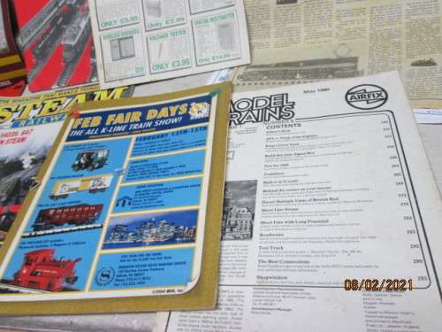 VARIOUS MODEL TRAIN MAGAZINES - X7