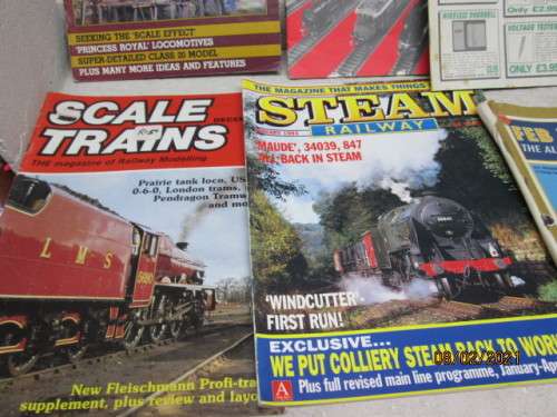 VARIOUS MODEL TRAIN MAGAZINES - X7