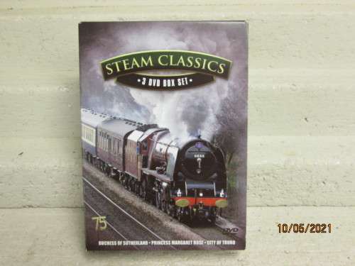 DVD : SET OF 3 - STEAM CLASSICS