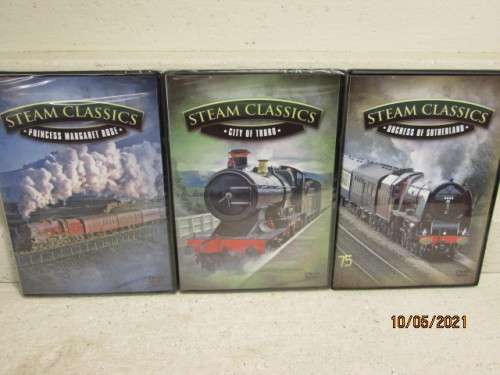 DVD : SET OF 3 - STEAM CLASSICS
