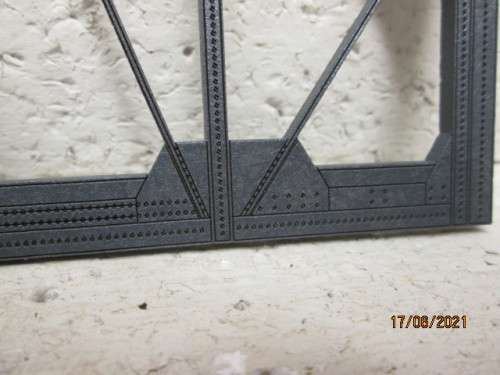 HO SCALE : CURVED CHORD TRUSS BRIDGE SIDES SET