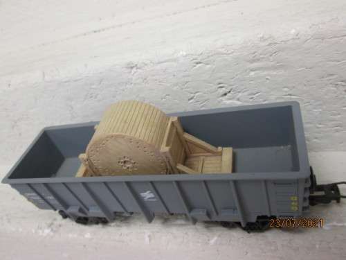HO SCALE : FRATESCHI SAR/SPOORNET: CRHW OPEN HOPPER WITH LOAD - BOXED