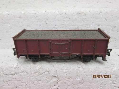 HO SCALE : FLEISCHMANN : OPEN WAGON WITH COAL LOAD