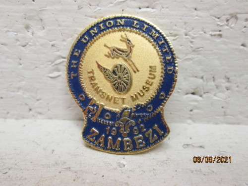 SOUTH AFRICAN RAILWAY - MEMORABILIA BADGE - 1992 - ZAMBEZI