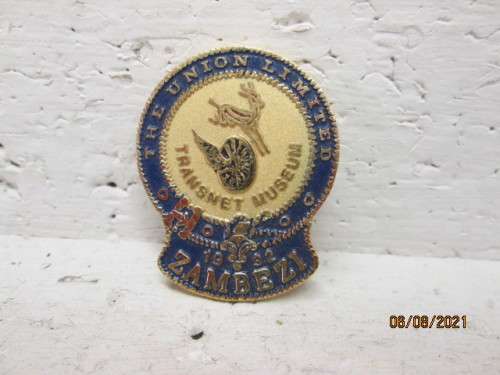 SOUTH AFRICAN RAILWAY - MEMORABILIA BADGE - 1992 - ZAMBEZI