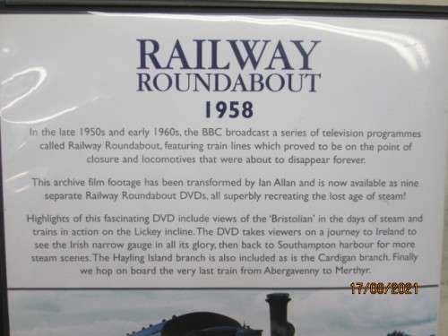 DVD : RAILWAY ROUNDABOUT 1958