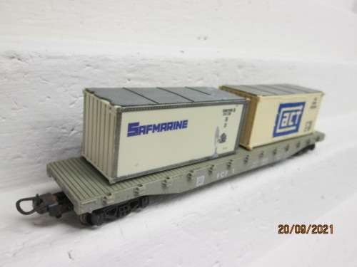 HO SCALE : LIMA : FCF CONTAINER WAGON