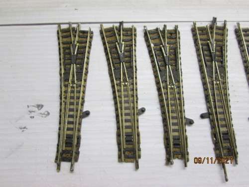 N SCALE : FLEISCHMANN :  POINTS - X6 + CROSSOVER