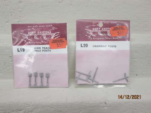 OO SCALE : DART CASTINGS : X2 VARIOUS PACKETS