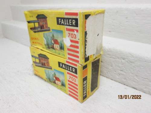 HO / OO SCALE : FALLER : GREEN SCENIC/SCATTER MATERIAL - X2 BOXES