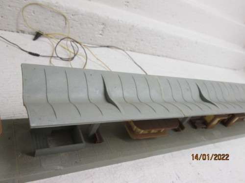 HO / OO SCALE : KIBRI : STATION PLATFORM WITH CANOPY - BOXED