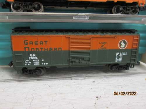 N SCALE : ATLAS : VARIOUS BOX CARS - X3  - BOXED