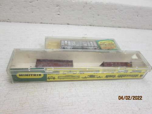 N SCALE : TRIX : X3 GOODS WAGONS - SAR - BOXED